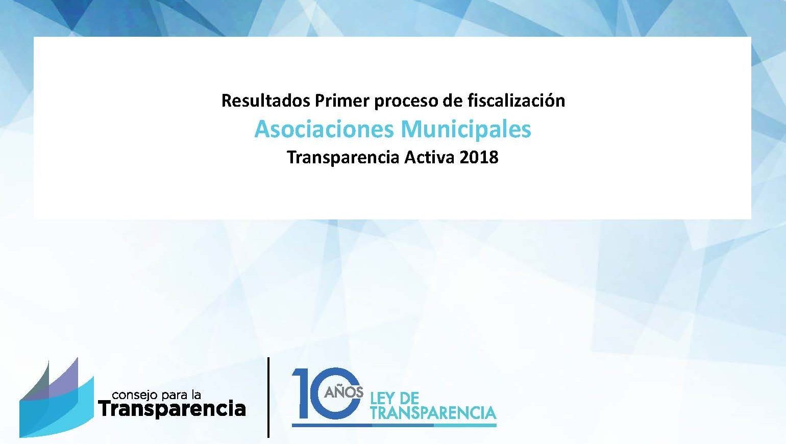 Resultados Al Cumplimiento En Transparencia Activa Para Las Asociaciones Municipales Amucc